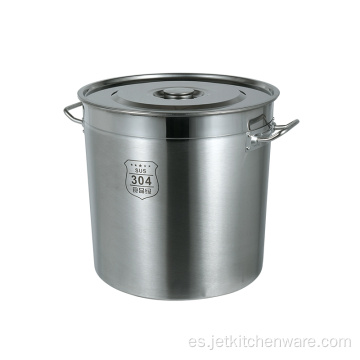 Cubo de sopa de acero inoxidable SUS 304